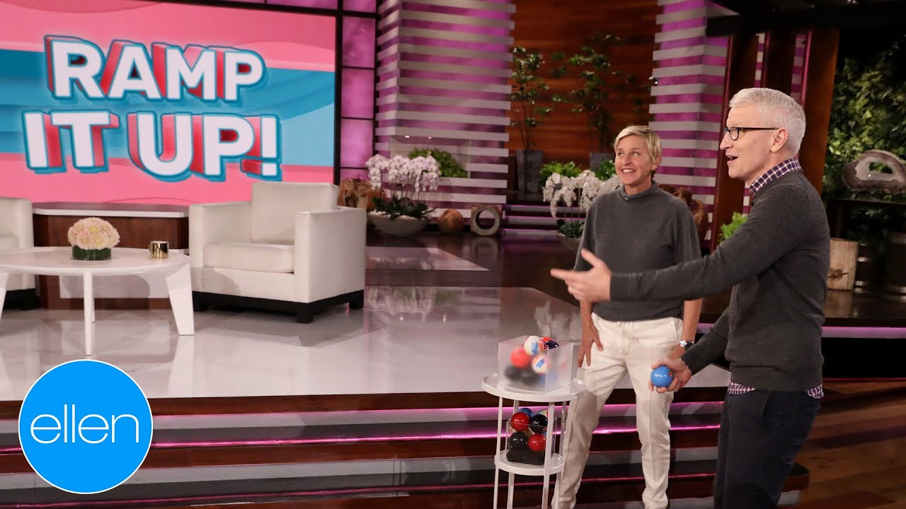 Anderson Cooper & Ellen 'ramp It Up' For Breast Cancer Awareness Month