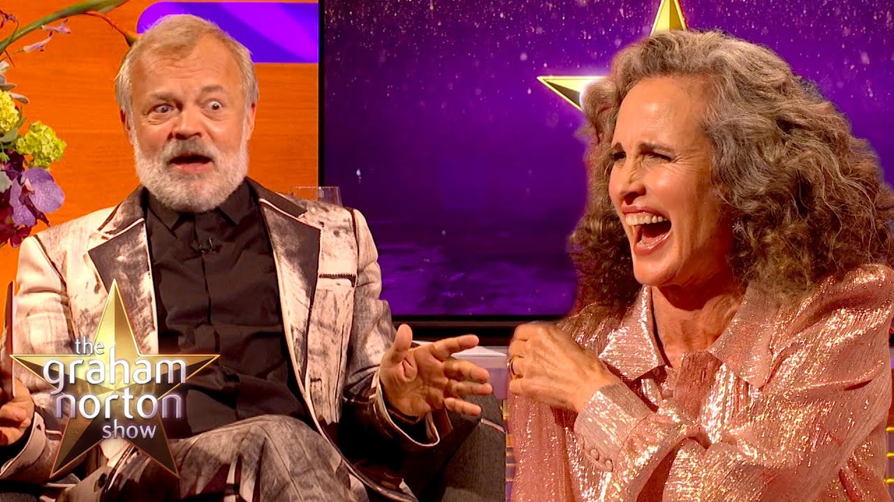 Andie Macdowell Gets Away With Using The Only Swear Word No-one Else Can : The Graham Norton Show