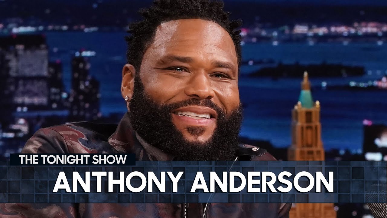 Anthony Anderson And His Mom Scared People With 15-foot Pythons : The Tonight Show