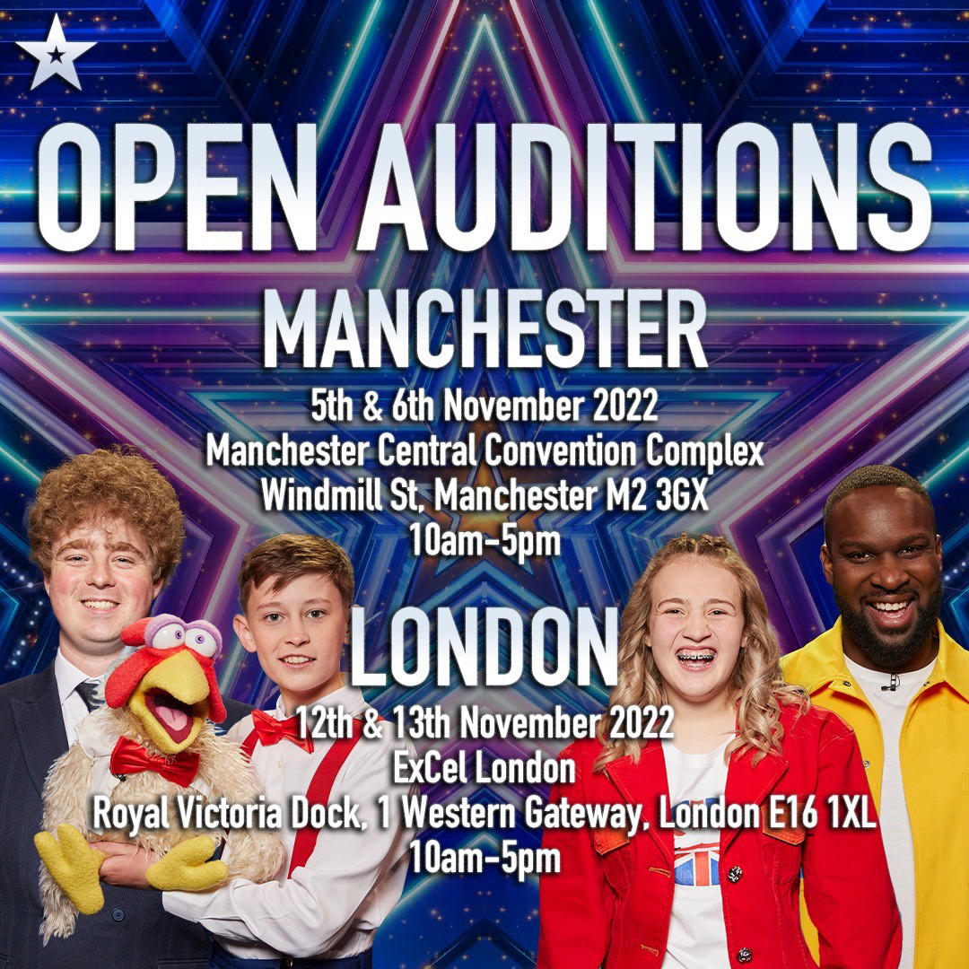 image  1 Britain's Got Talent - Open auditions are back