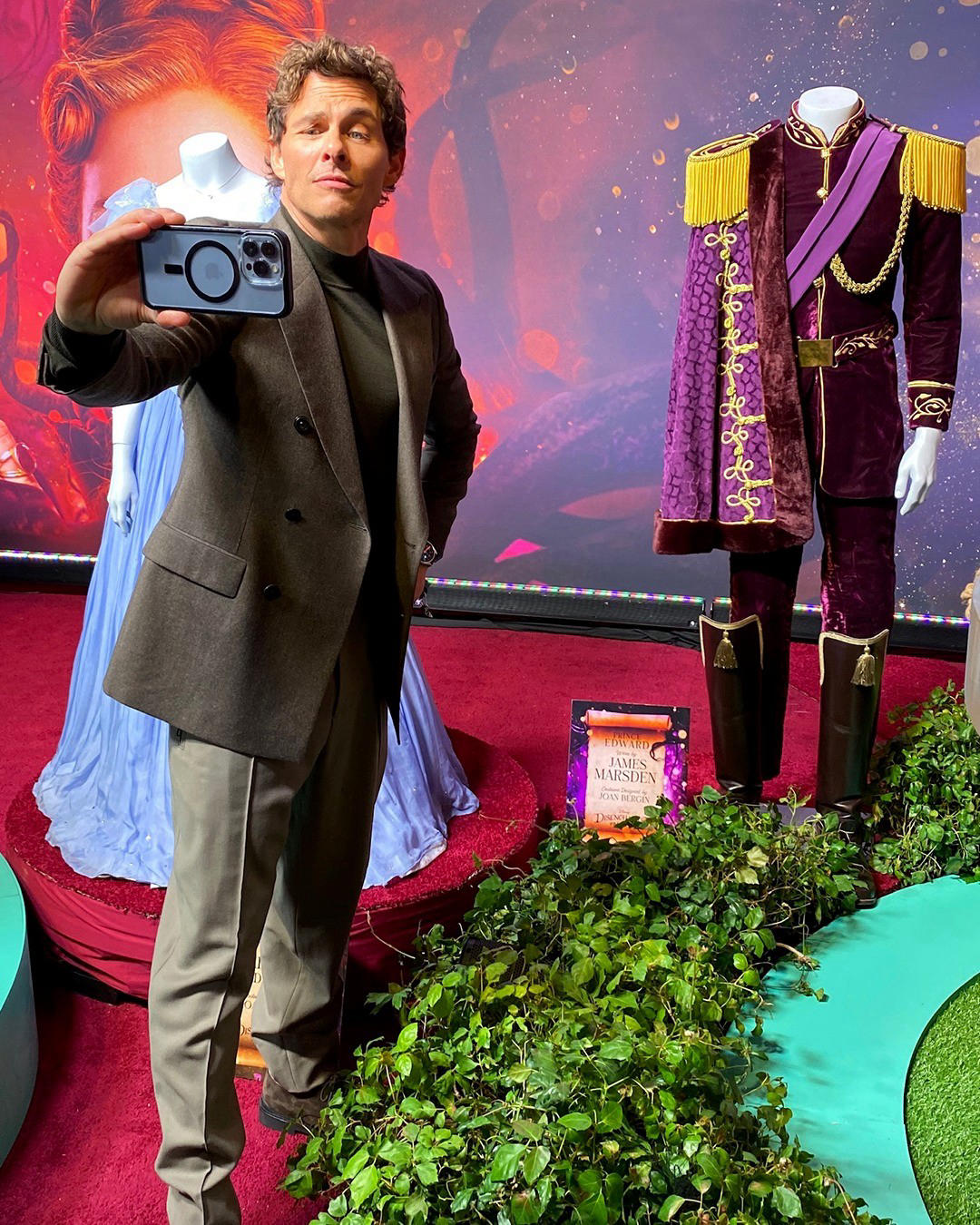 Disney+ - Just a reminder that #james_marsden loves Prince Edward as much as we do