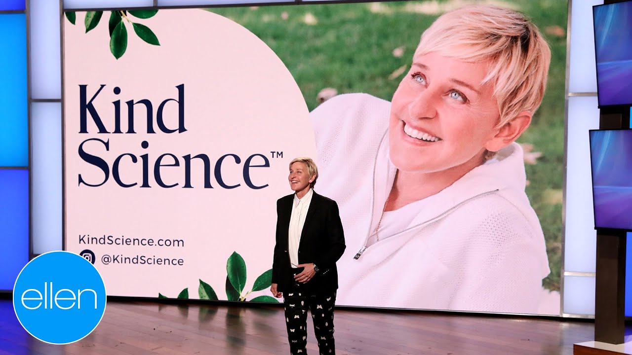 Ellen Announces Her Skincare Line Kind Science!