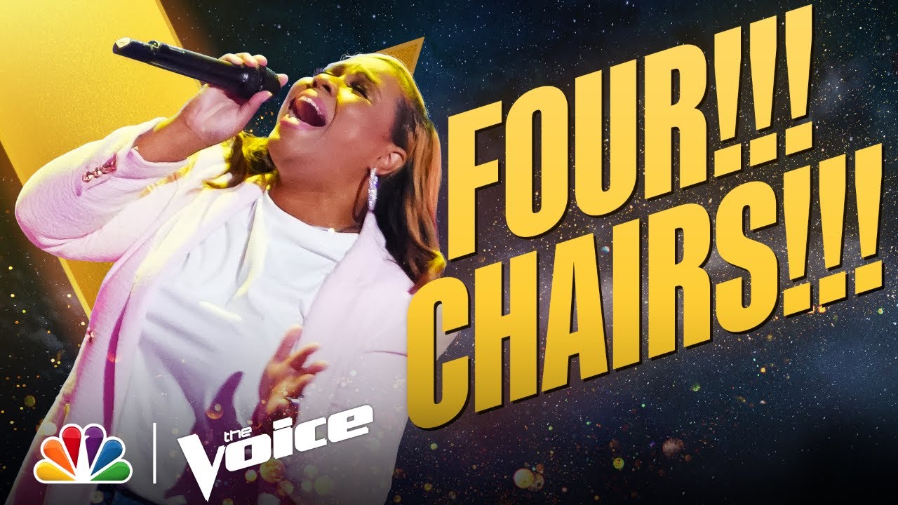 Four Chairs Turn For Brittany Bree On The Weeknd's call Out My Name : Voice Blind Auditions 2021