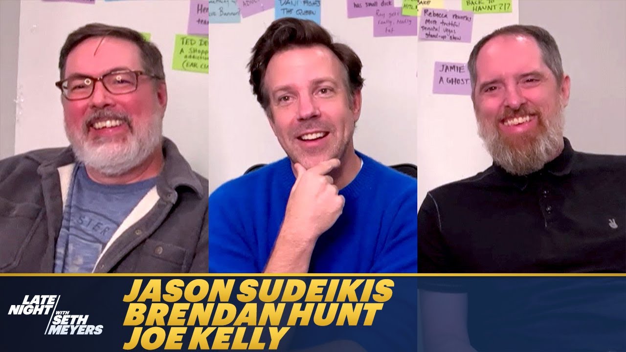 Jason Sudeikis Brendan Hunt And Joe Kelly Reveal The Origins Of Ted Lasso