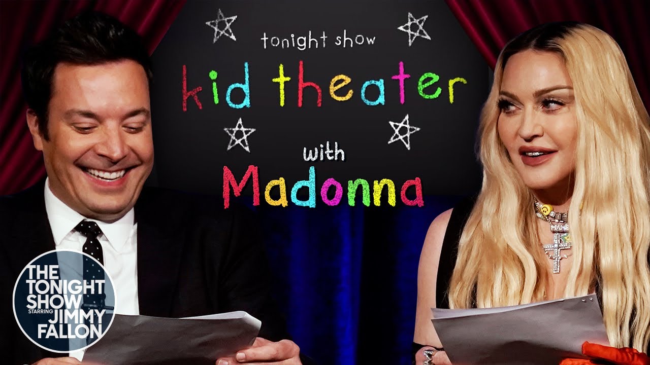 image 0 Kid Theater With Madonna : The Tonight Show Starring Jimmy Fallon