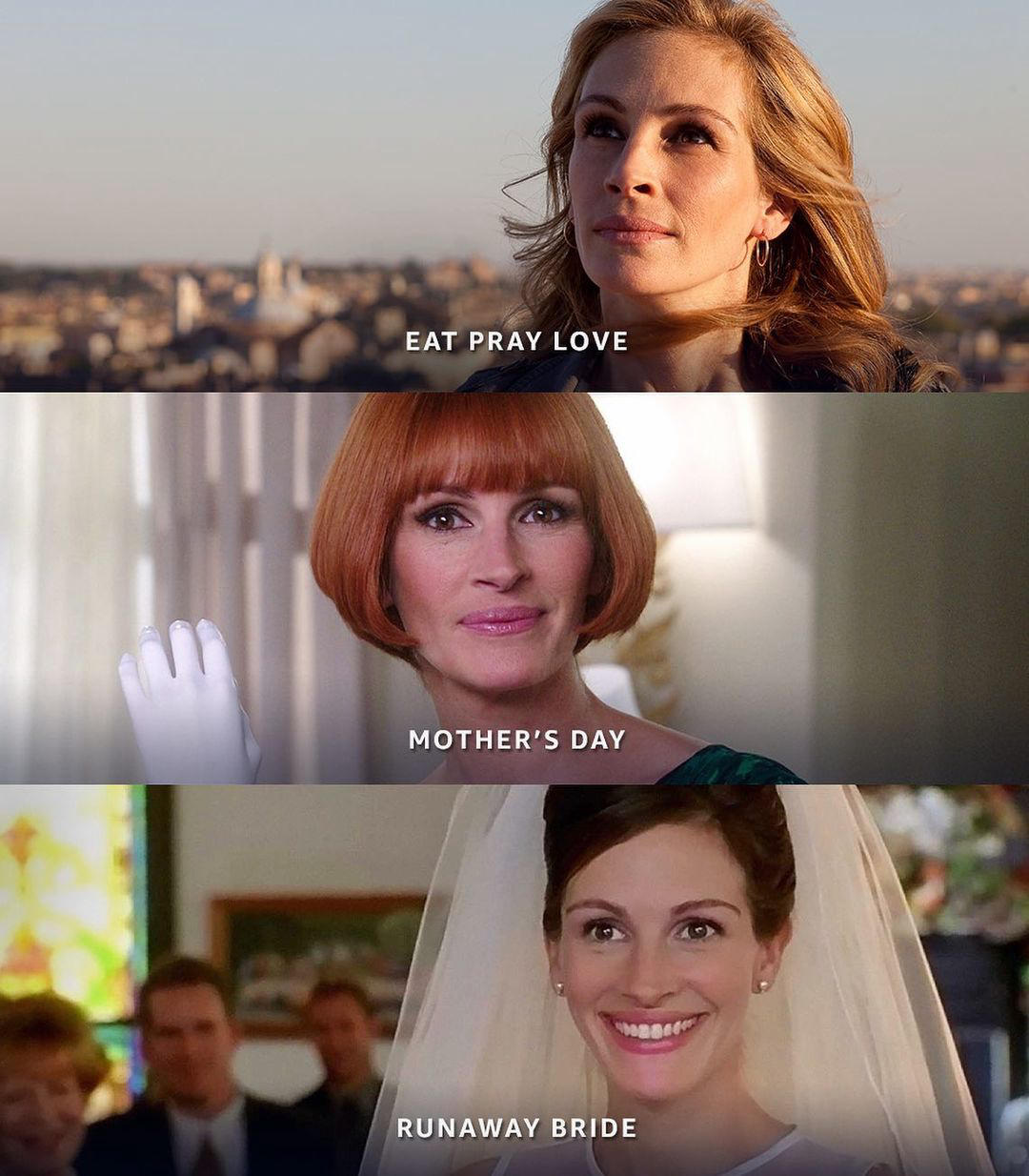 image  1 Prime Video - Pick one Julia Roberts character to eat with, one to pray with, and one to love