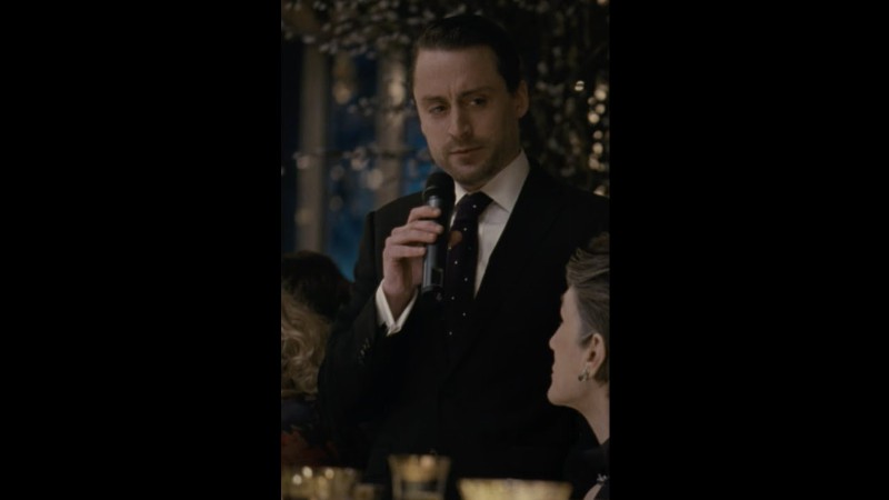 image 0 Roman Gives A Speech At Shiv's Wedding : Succession #shorts
