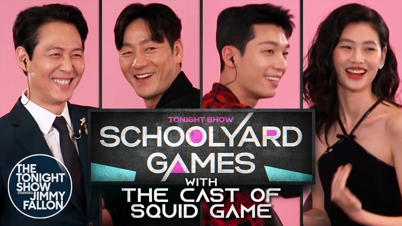 Schoolyard Games With The Cast Of Squid Game : The Tonight Show Starring Jimmy Fallon