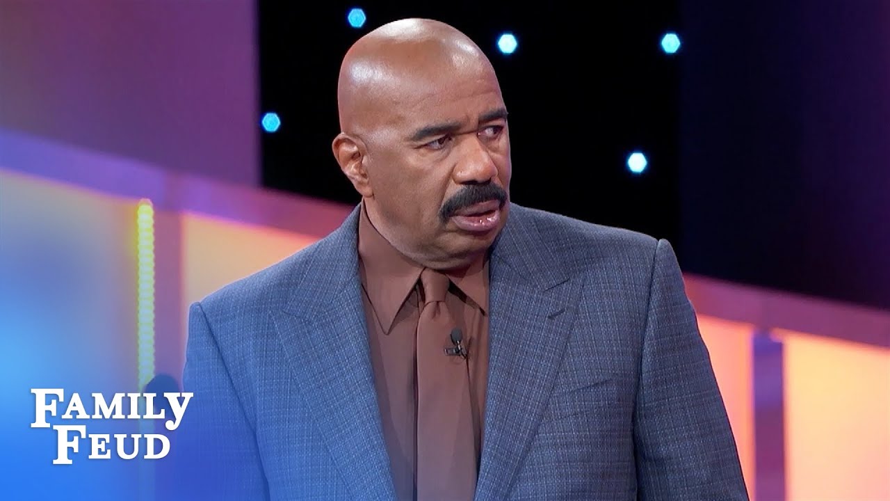 Steve Harvey Hates This Question. : Family Feud