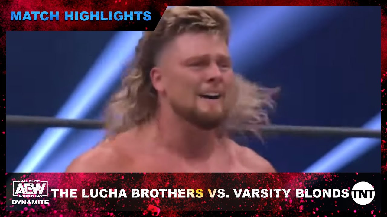 image 0 The Lucha Brothers Take On Varsity Blonds In A World Tag Team Eliminator Match