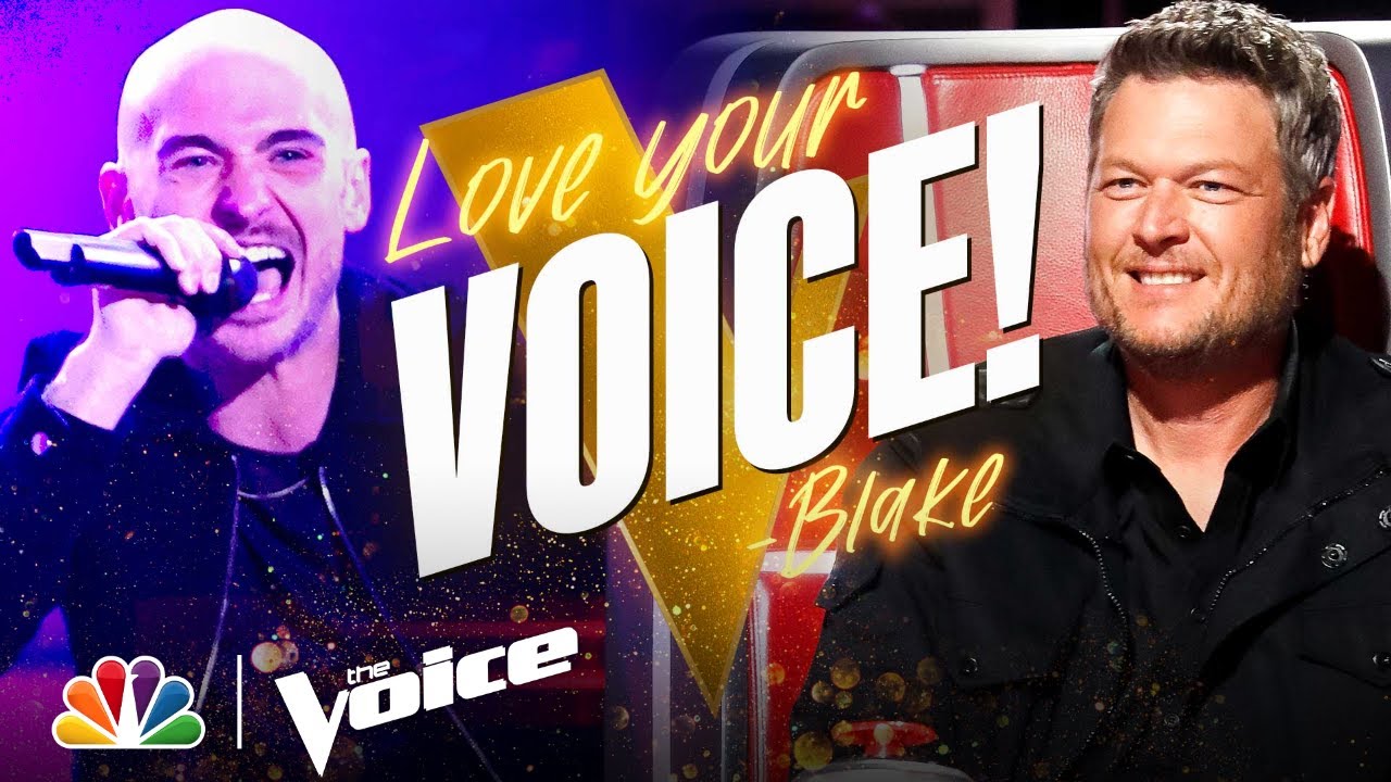 Tommy Edwards Rocks Train's drops Of Jupiter : The Voice Blind Auditions 2021